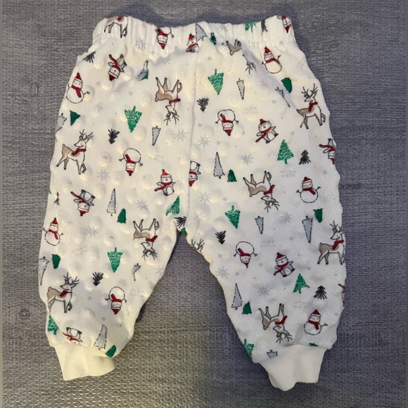 Baby Christmas style pants. Kyle & Deena brand. Size 0-3 months. - Picture 2 of 3